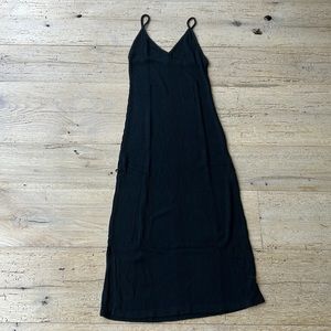 Brandy Melville cotton spaghetti strap midi dress